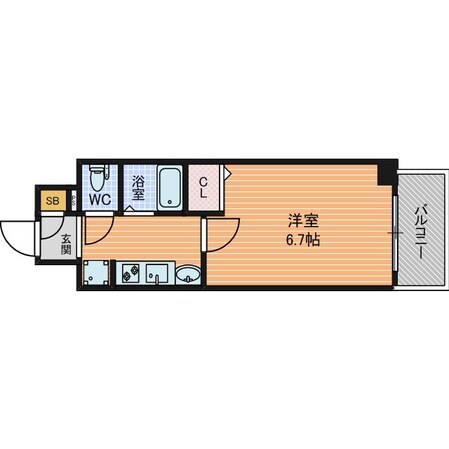 エステムプラザミッドプレイスの物件間取画像